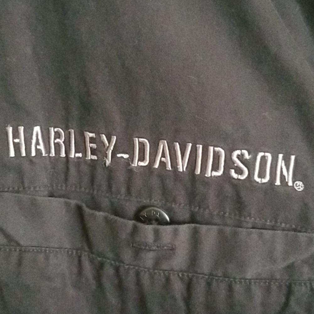 Harley's Davidson Authentic Button Down Shirt - image 1